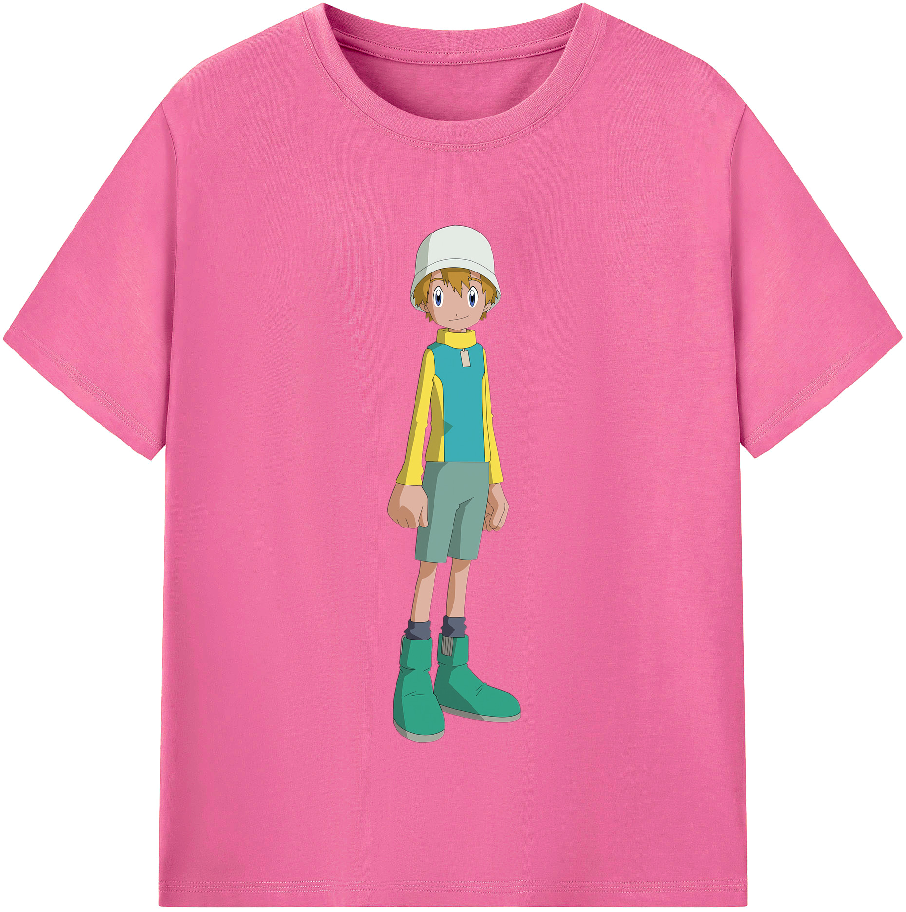 （画像用） Digimon デジタルモンスター/デジモン レディースカジュアルプリントTシャツ（綿100％）